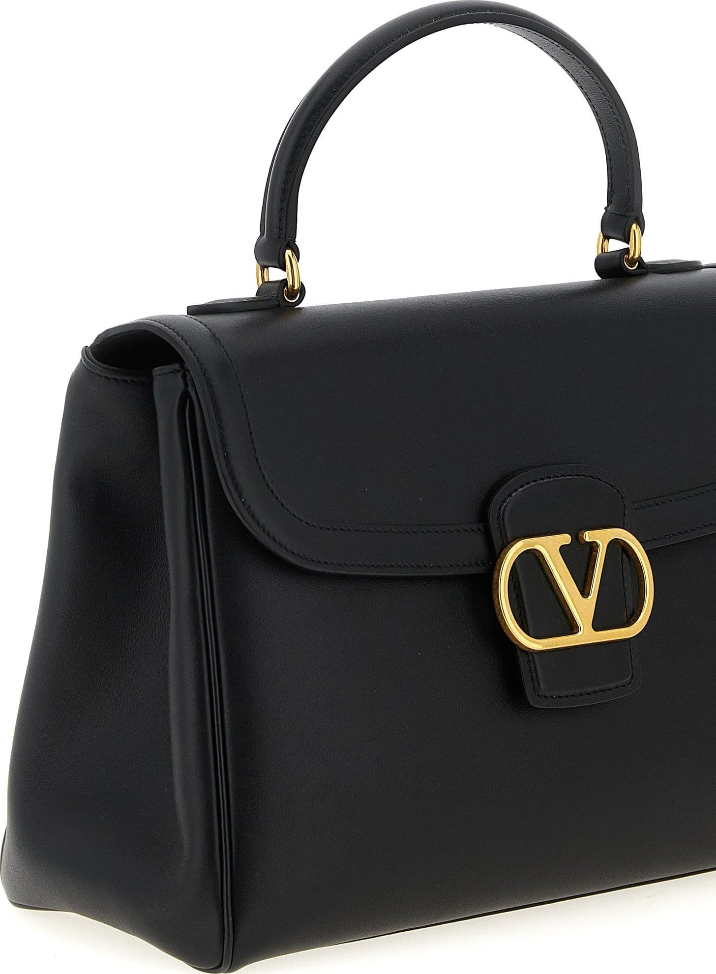 Valentino Garavani Black Calfskin Handbag - 3