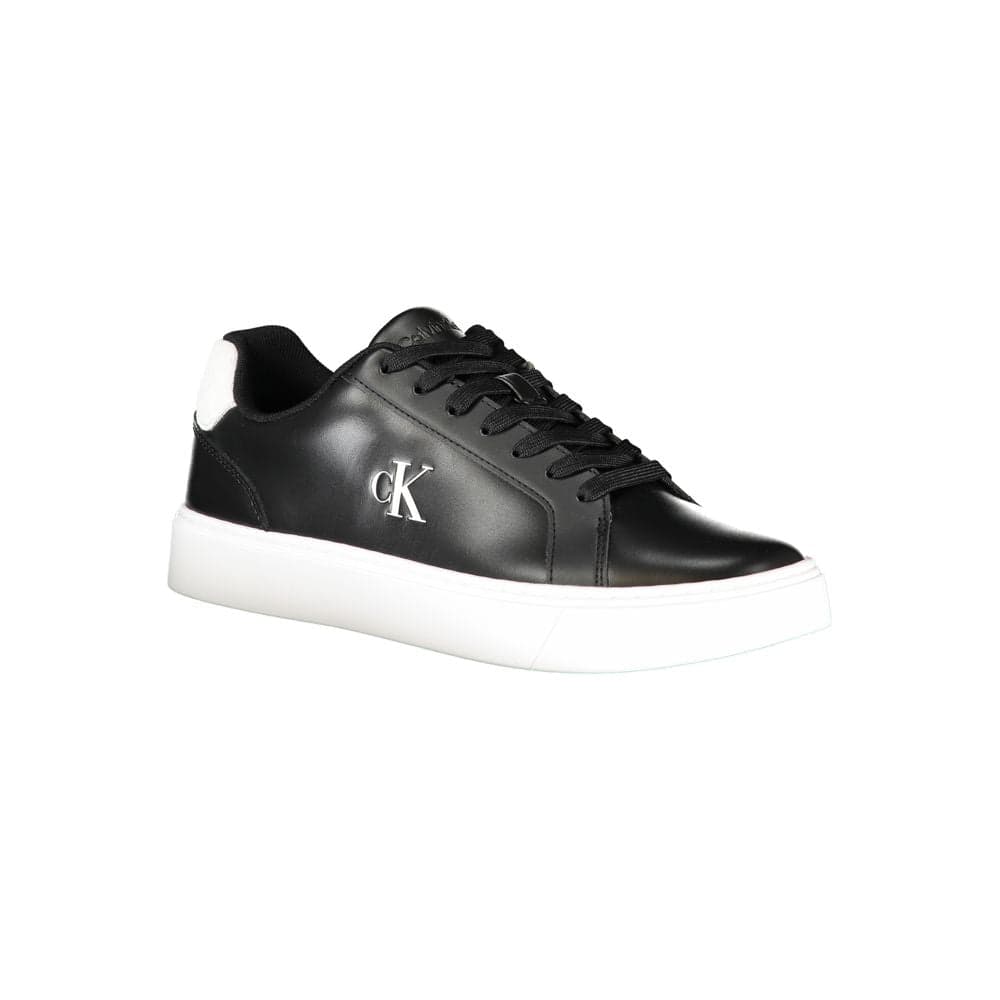 Calvin Klein Black Polyurethane Men Sneaker - 2