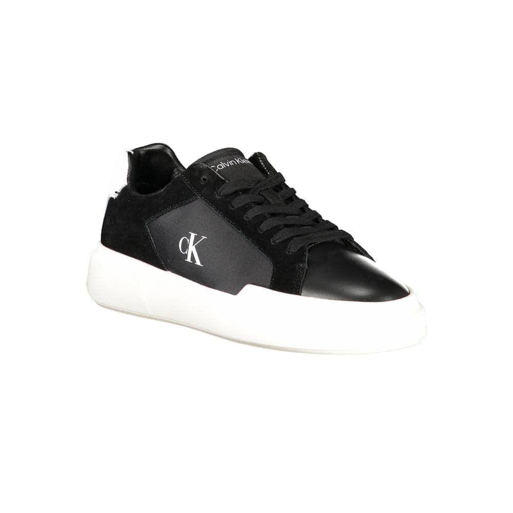 Calvin Klein Nero Leather Men Sneaker - 2