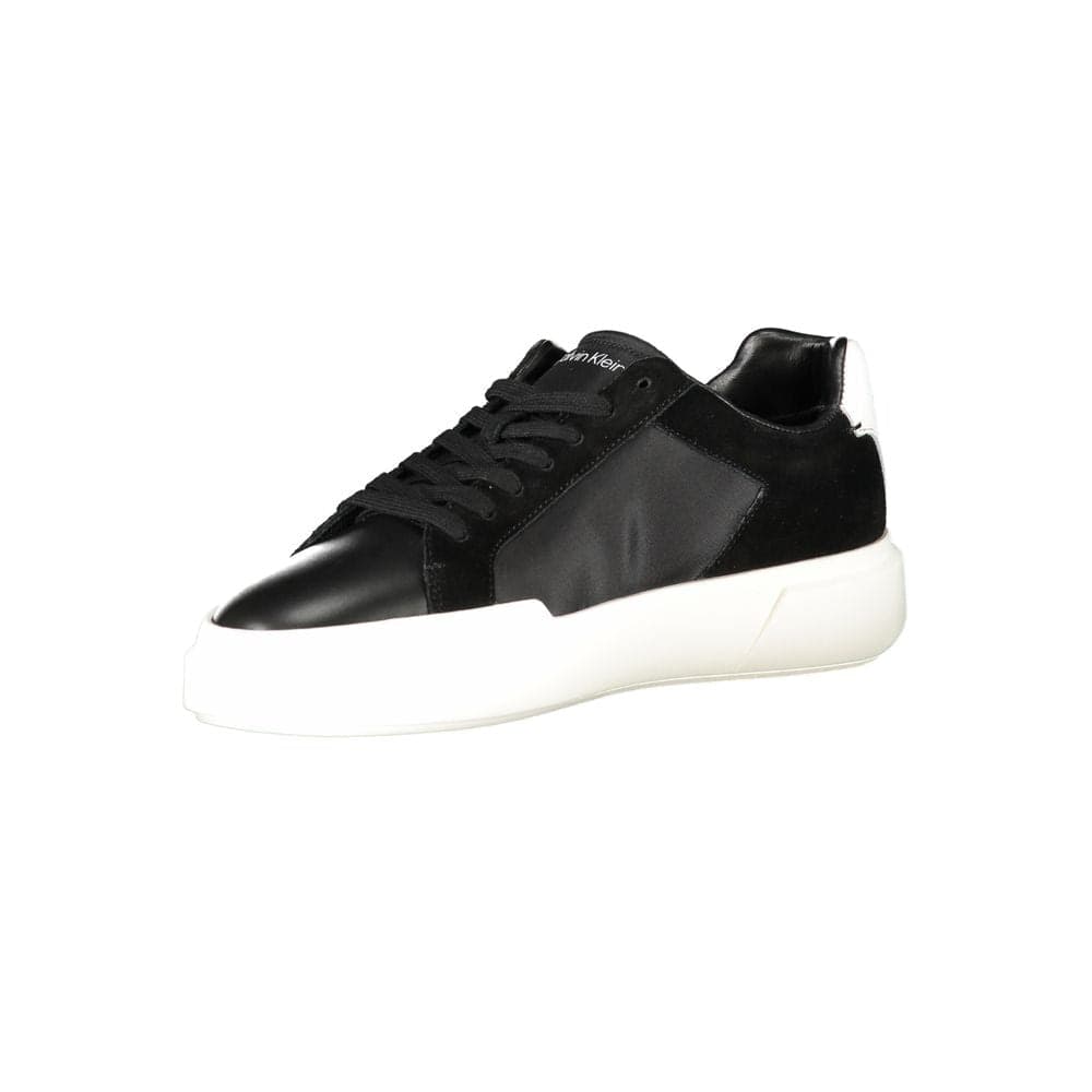 Calvin Klein Nero Leather Men Sneaker - 3