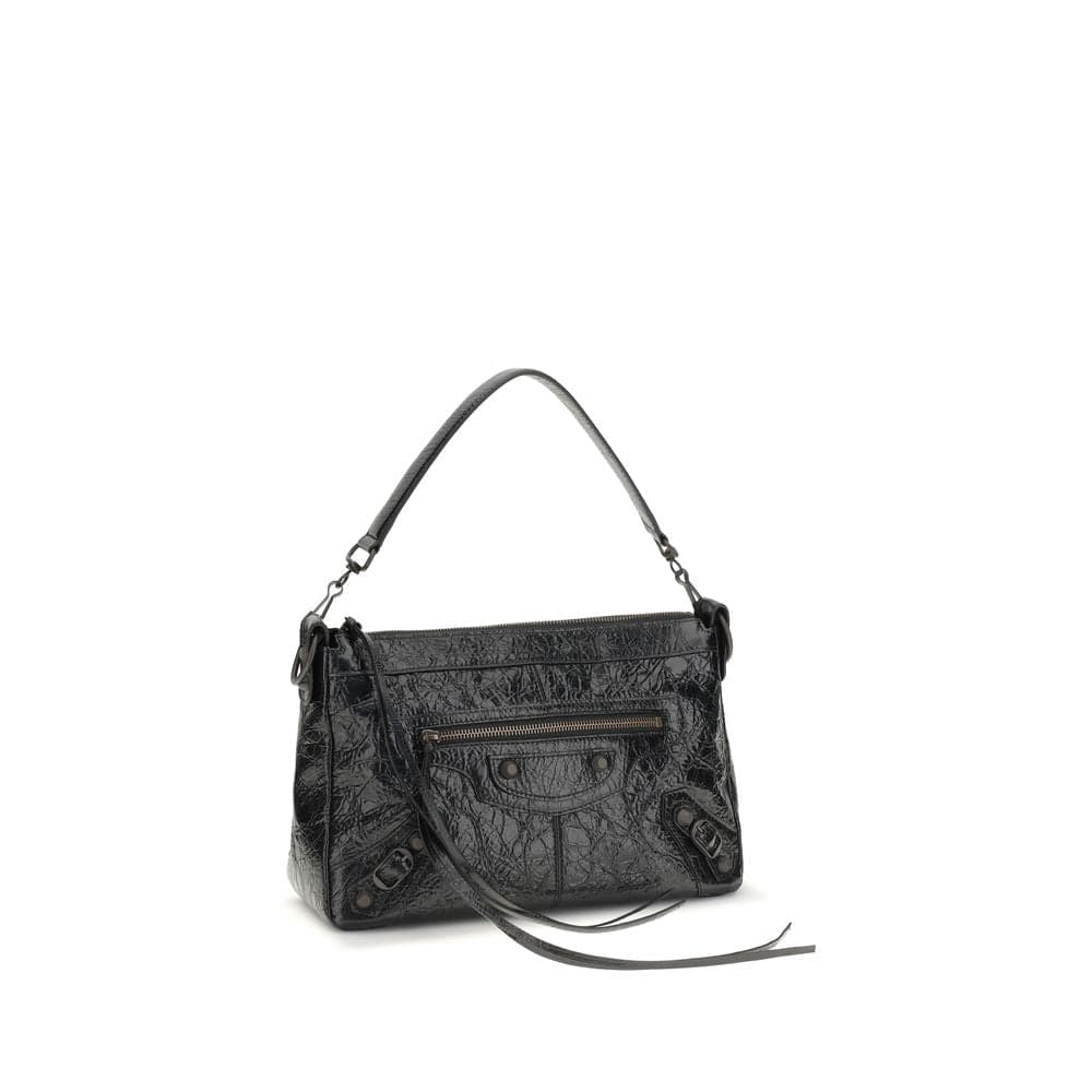 Balenciaga Black Lamb Ovis Aries Aries Shoulder Bag - 2