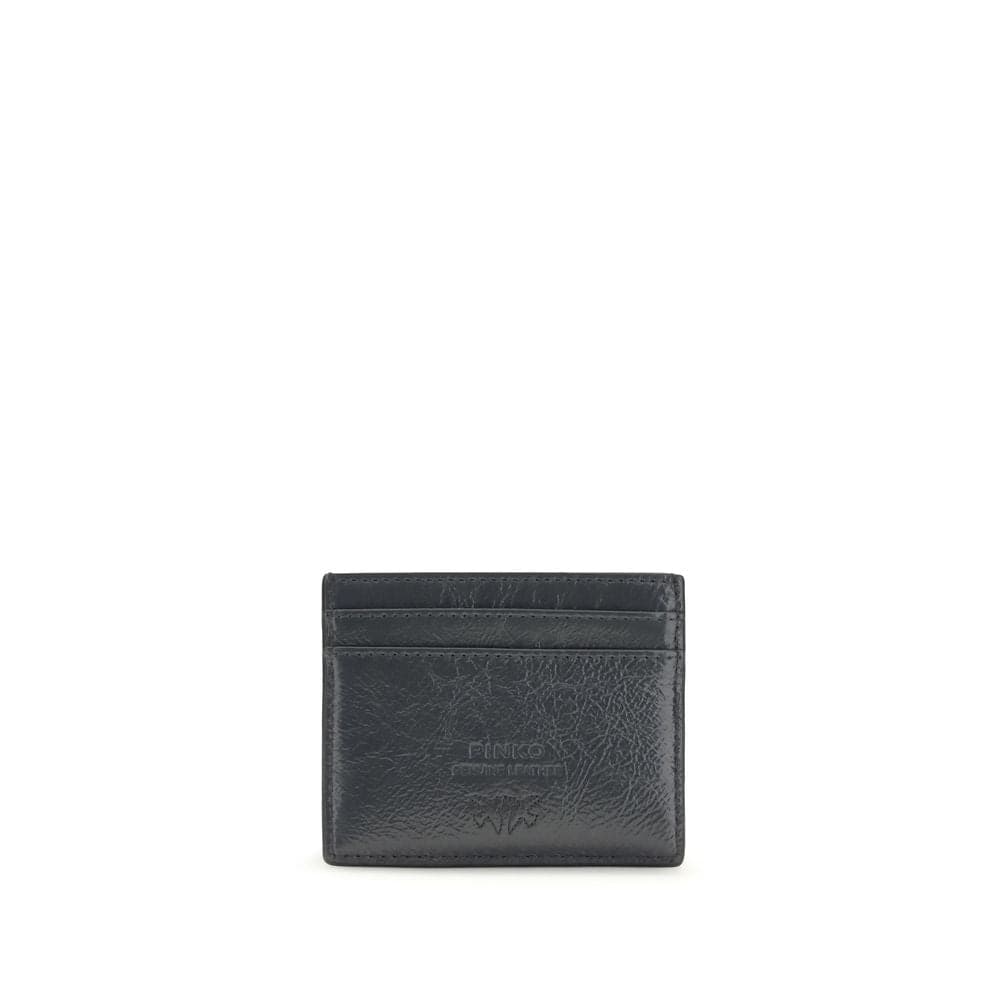 PINKO Gray Calf Leather Bos Taurus Wallet - 2
