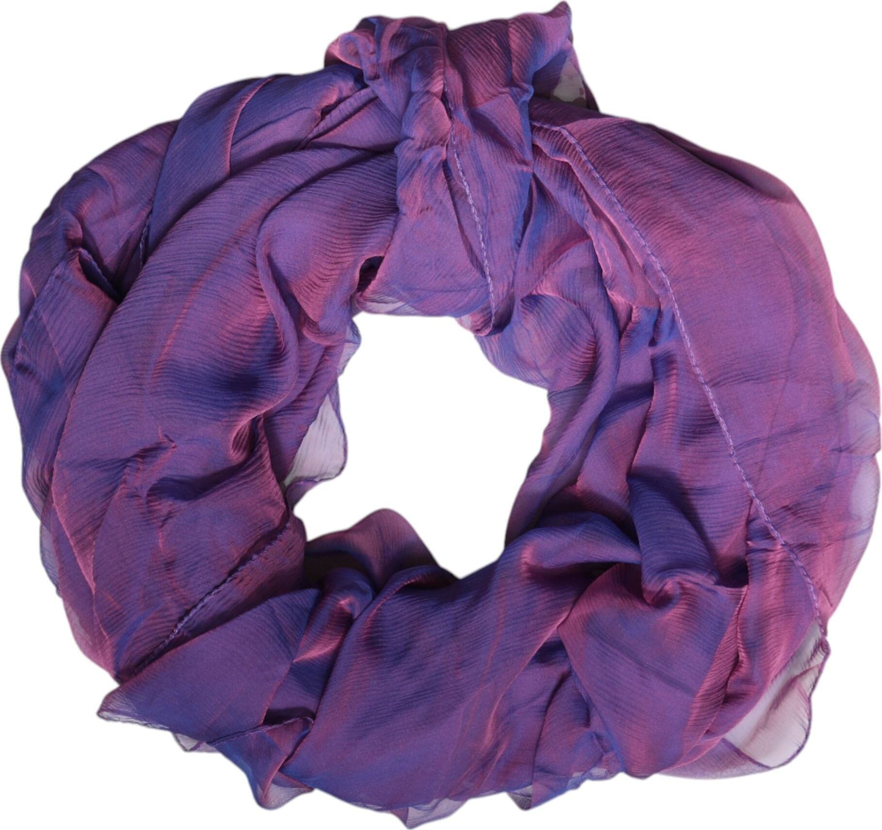 Dolce & Gabbana Purple Silk Rectangle Wrap Shawl Scarf - 2