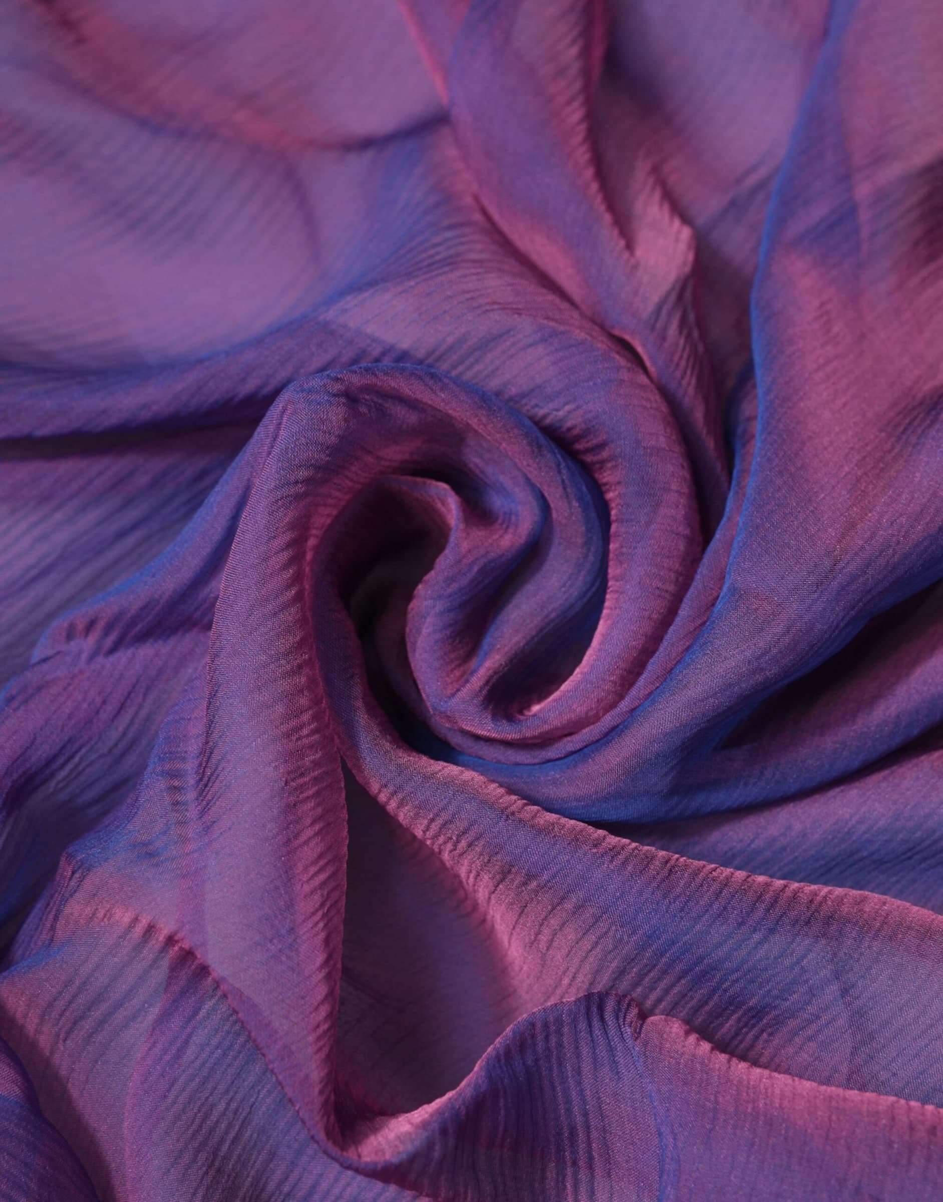 Dolce & Gabbana Purple Silk Rectangle Wrap Shawl Scarf - 4