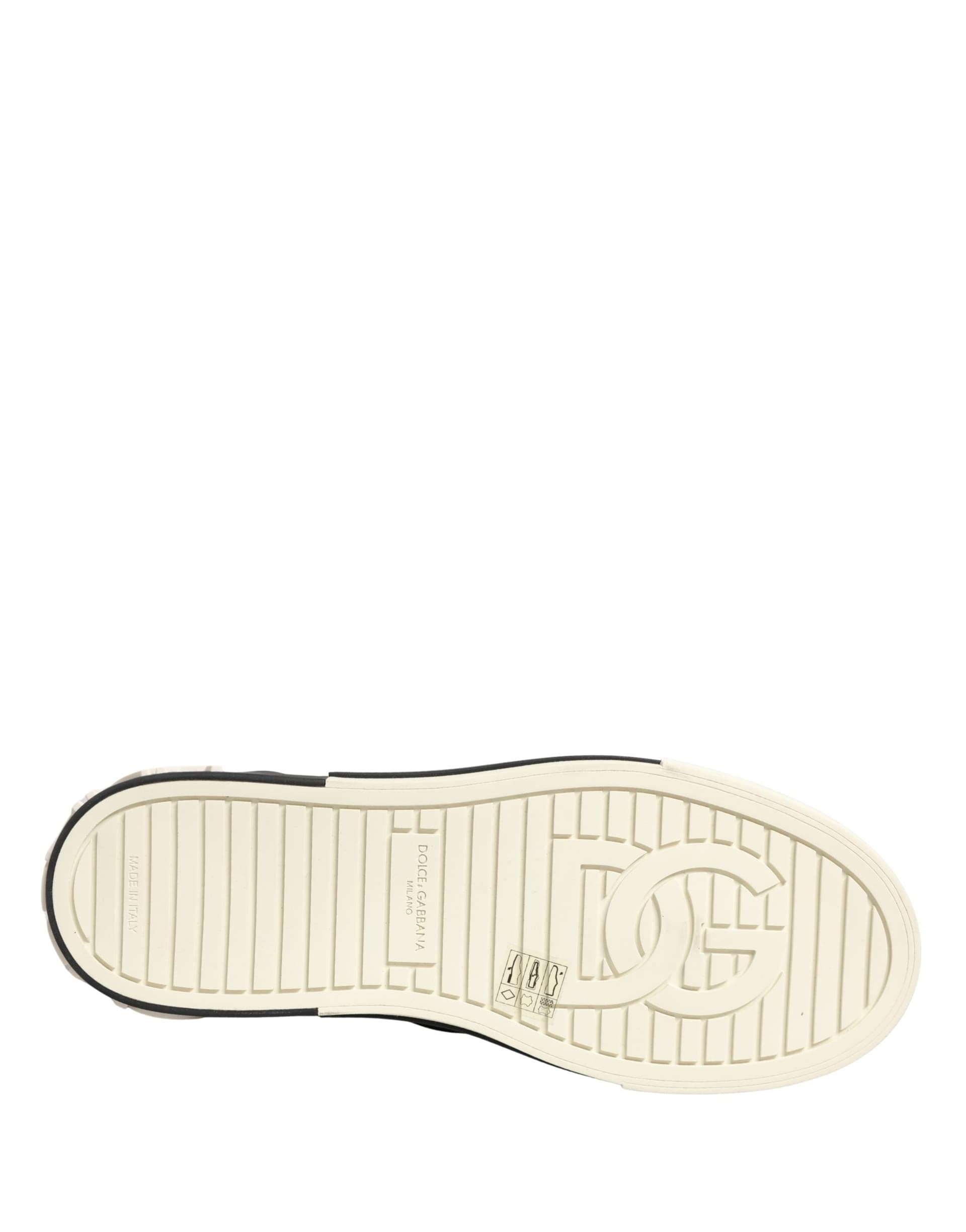 Dolce & Gabbana Black Quilted Slip On Low Top Sneakers Shoes - 4