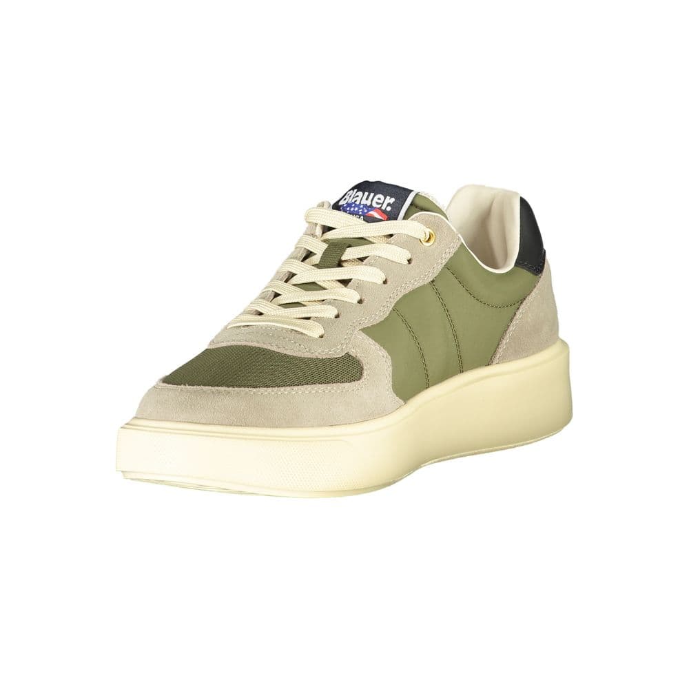 Blauer Green Leather Men Sneaker - 3