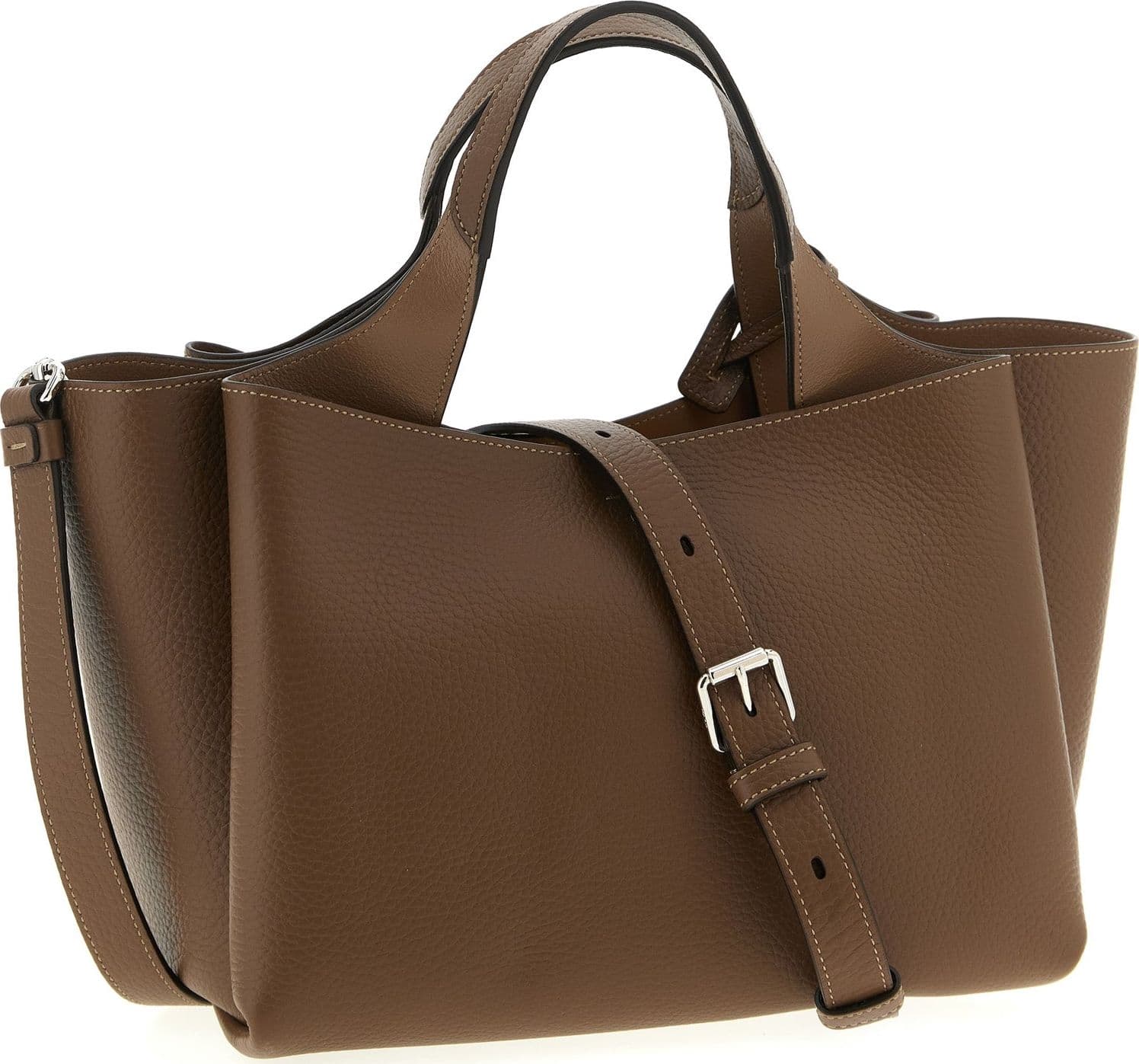 Tod's Brown Calfskin Handbag - 2