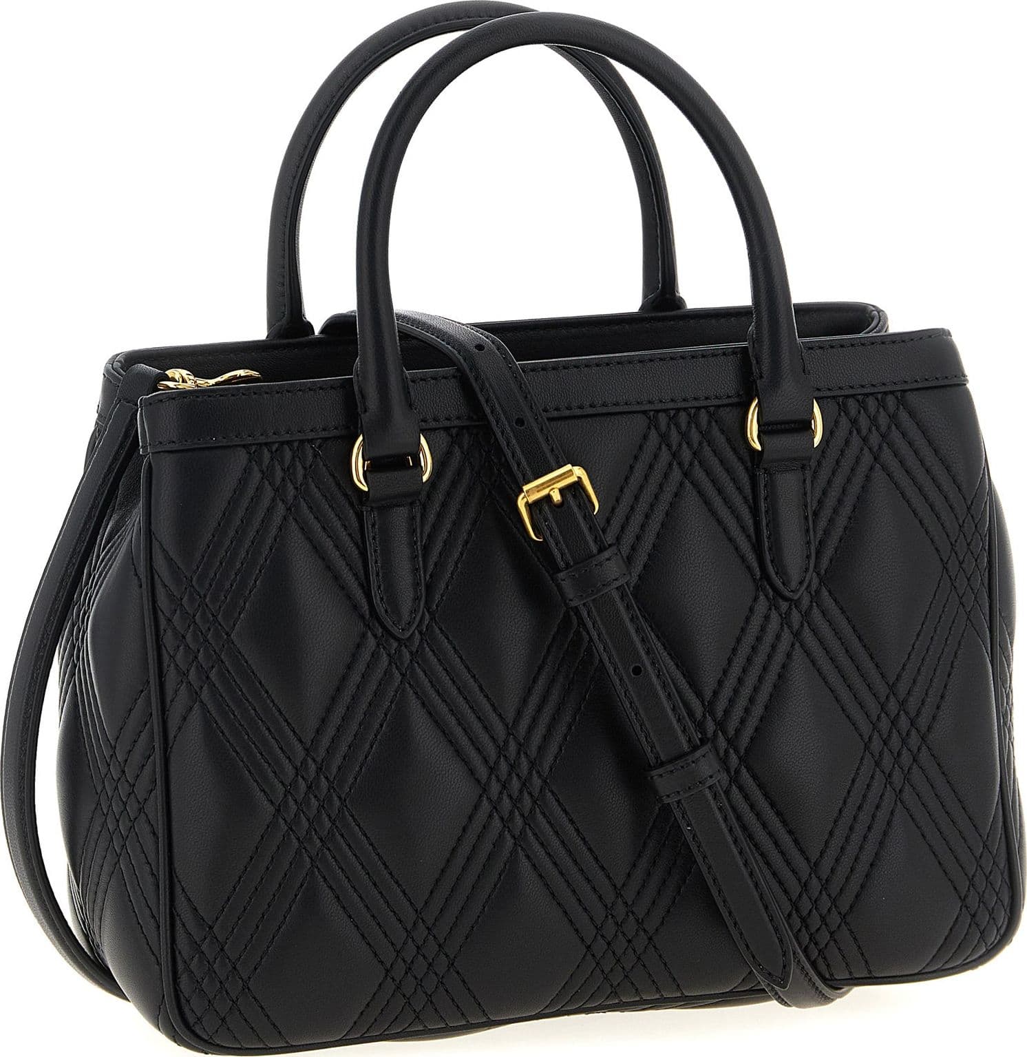 Valentino Garavani Black Lamb Leather Handbag - 2