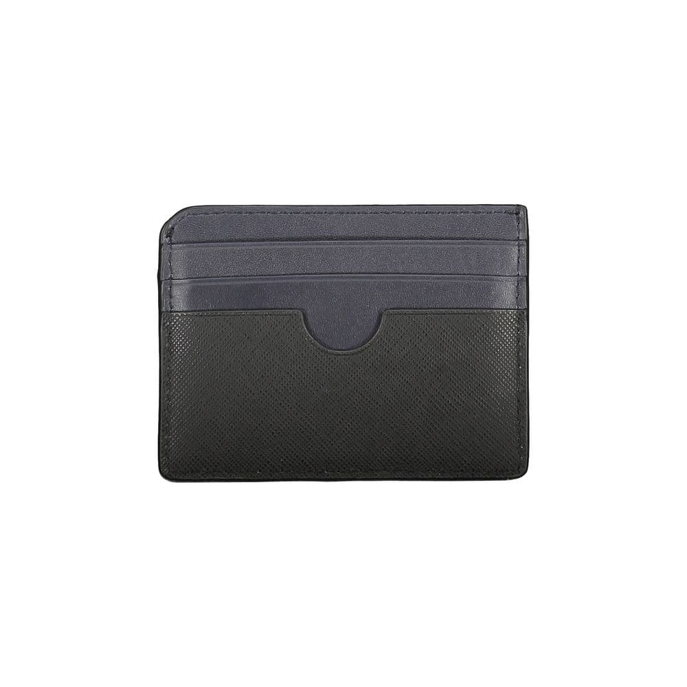 Tommy Hilfiger Black Leather Men Wallet - 2