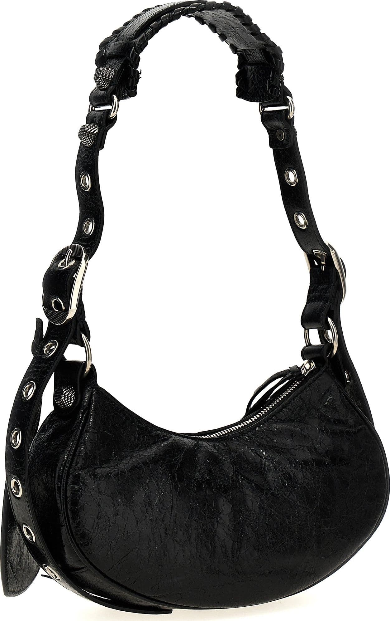 Balenciaga Black Lamb Leather Crossbody Bag - 2