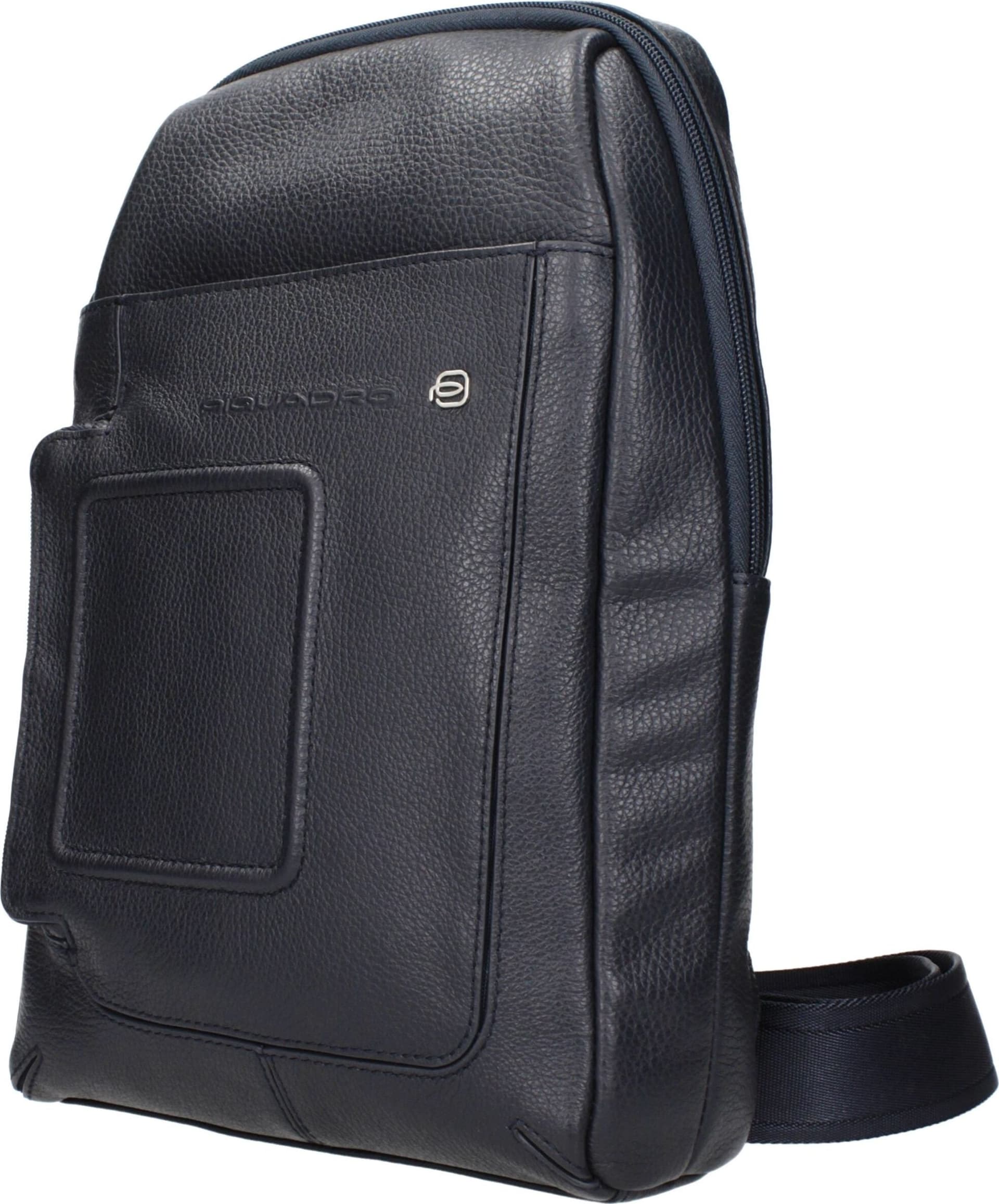 Piquadro Blue Leather Crossbody Bag - 2