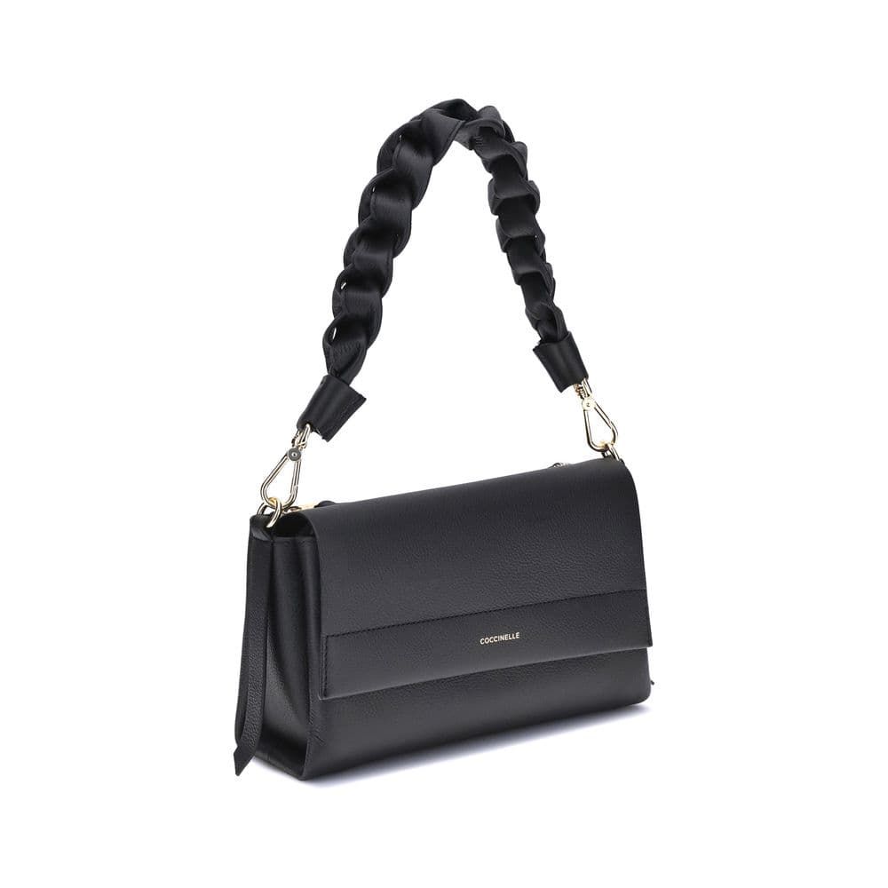Coccinelle Black Calf Leather Bos Taurus Shoulder Bag - 2