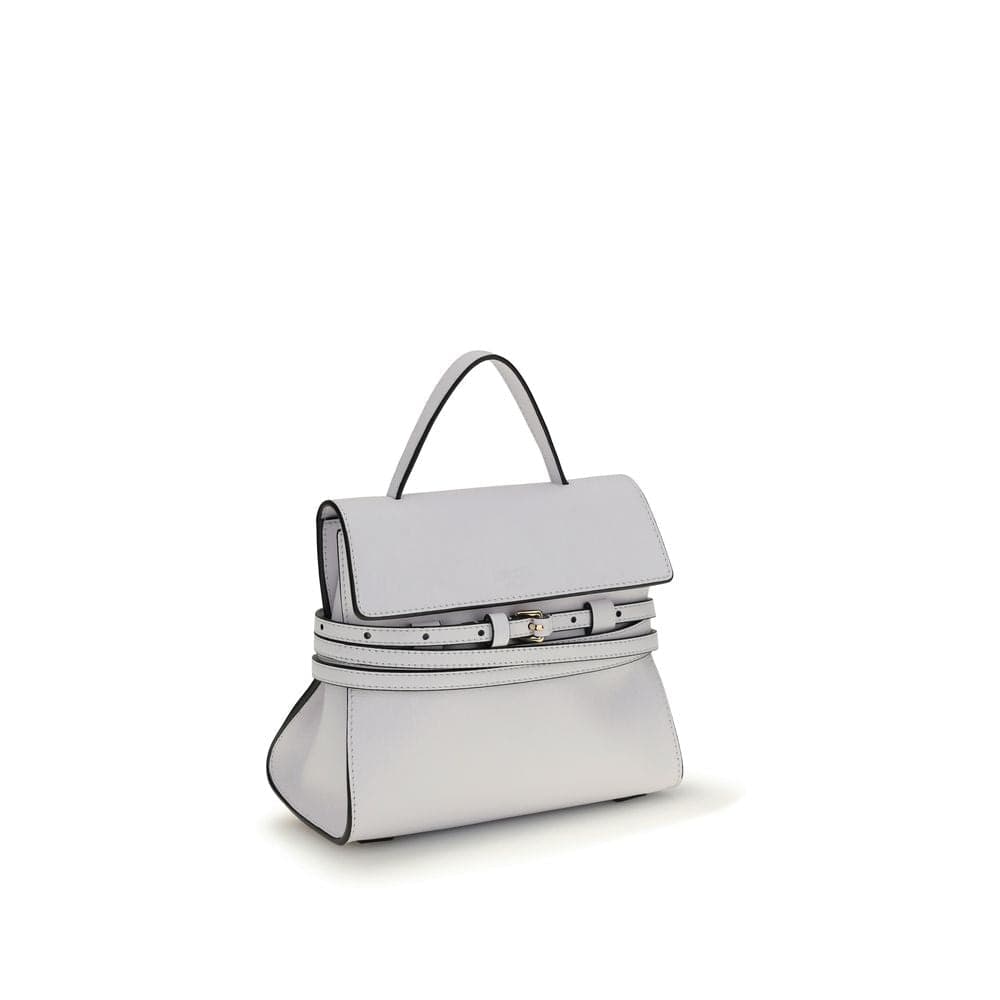 Moschino White Calf Leather Bos Taurus Handbag - 2