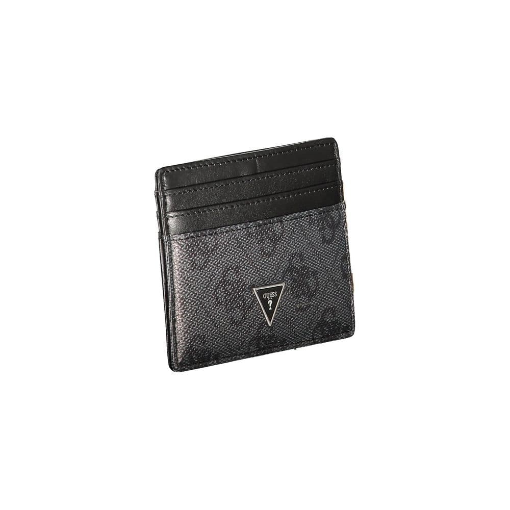 Guess Jeans Black Leather Men Wallet - 3