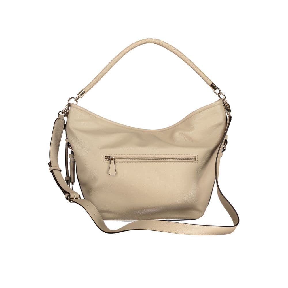 Guess Jeans Beige Polyurethane Women Handbag - 2