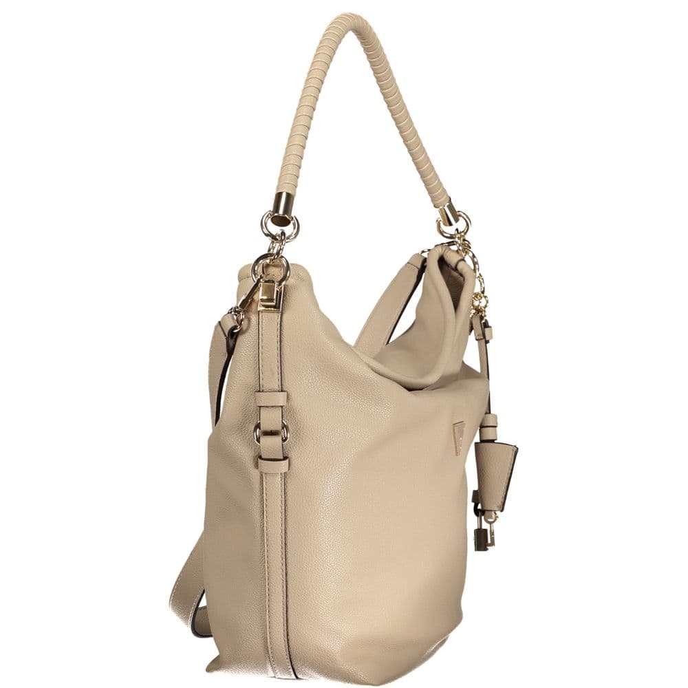 Guess Jeans Beige Polyurethane Women Handbag - 3