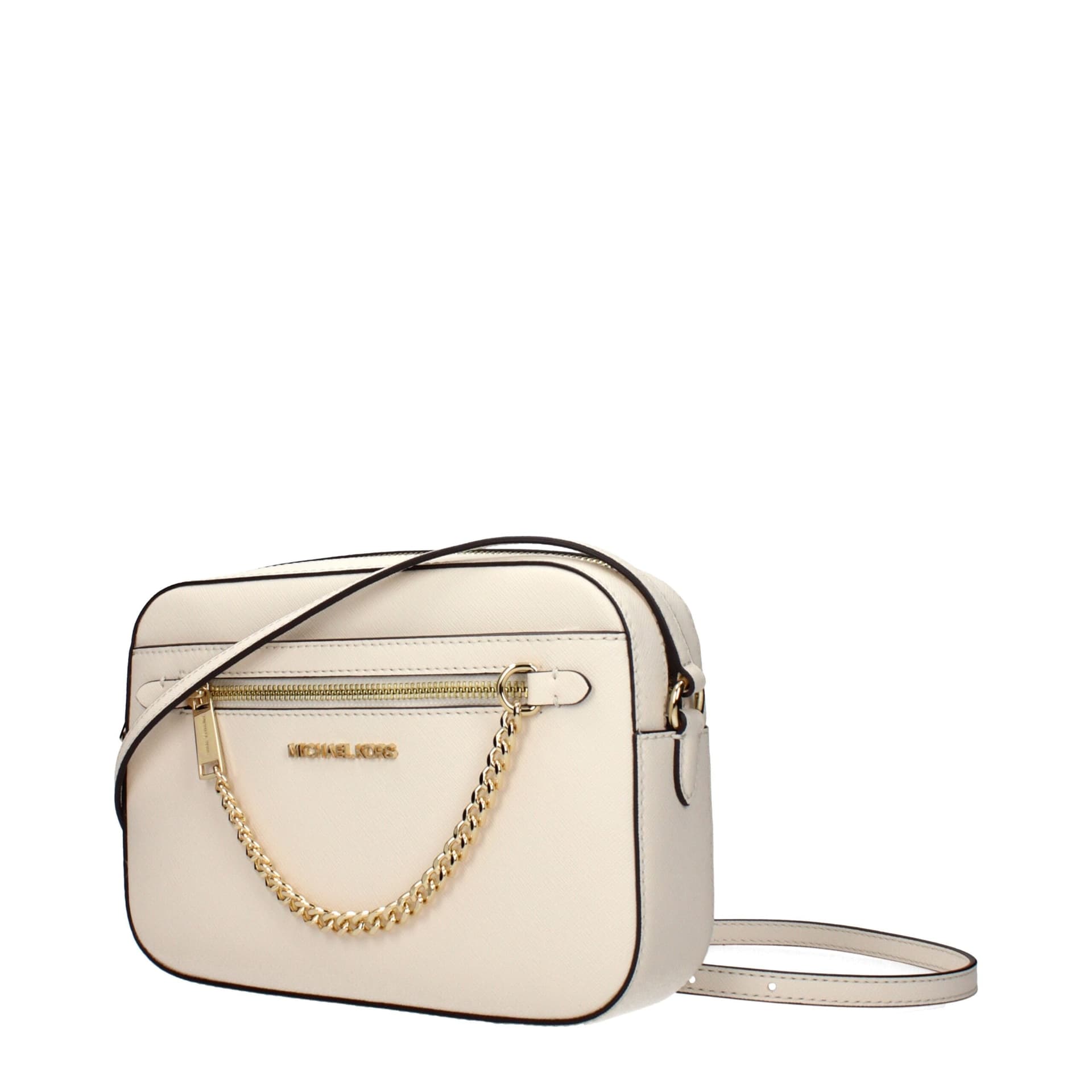 Michael Kors Beige Leather Crossbody Bag - 2