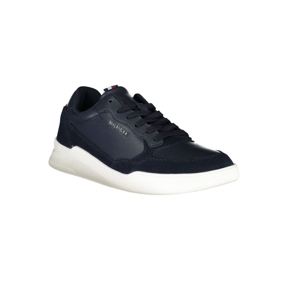 Tommy Hilfiger Blue Leather Men's Sneaker - 2