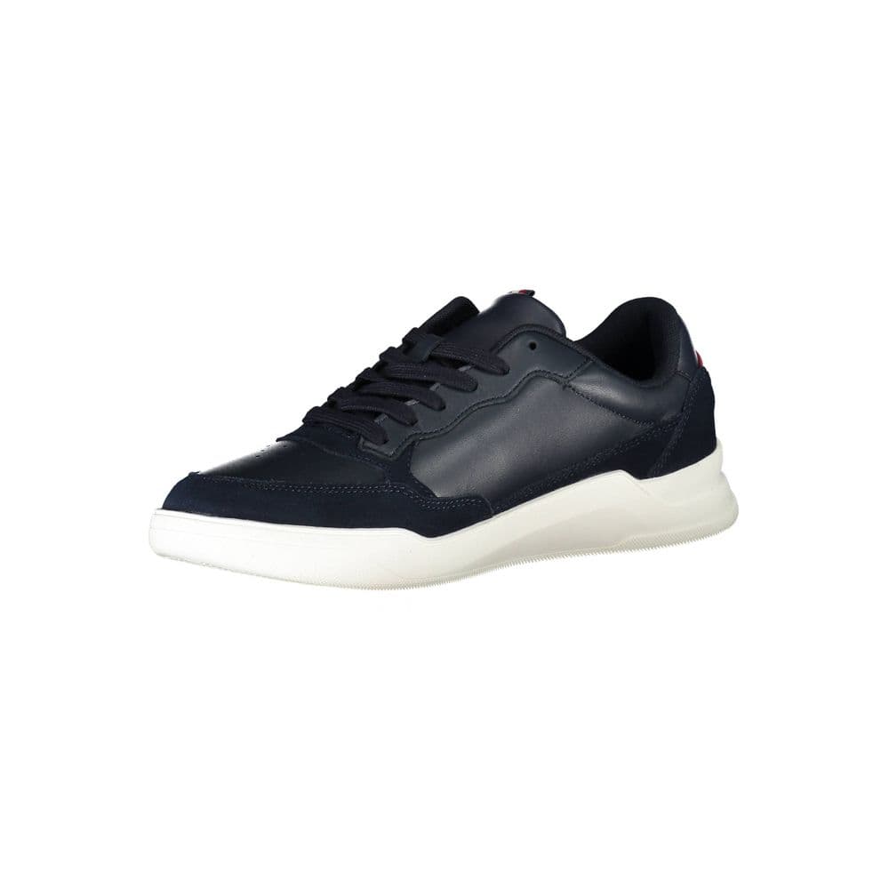 Tommy Hilfiger Blue Leather Men's Sneaker - 3