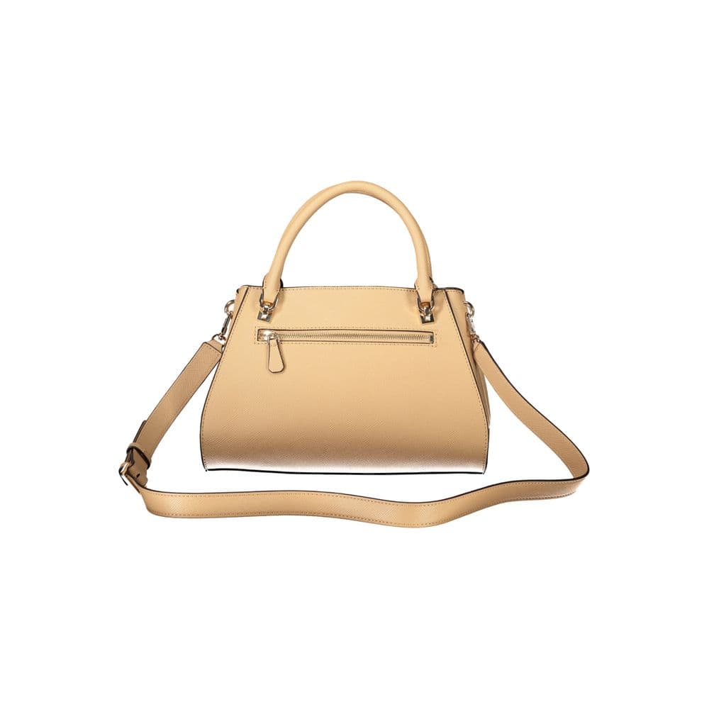 Guess Jeans Beige Polyurethane Women's Bag - 2