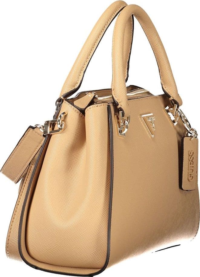 Guess Jeans Beige Polyurethane Women's Bag - 3