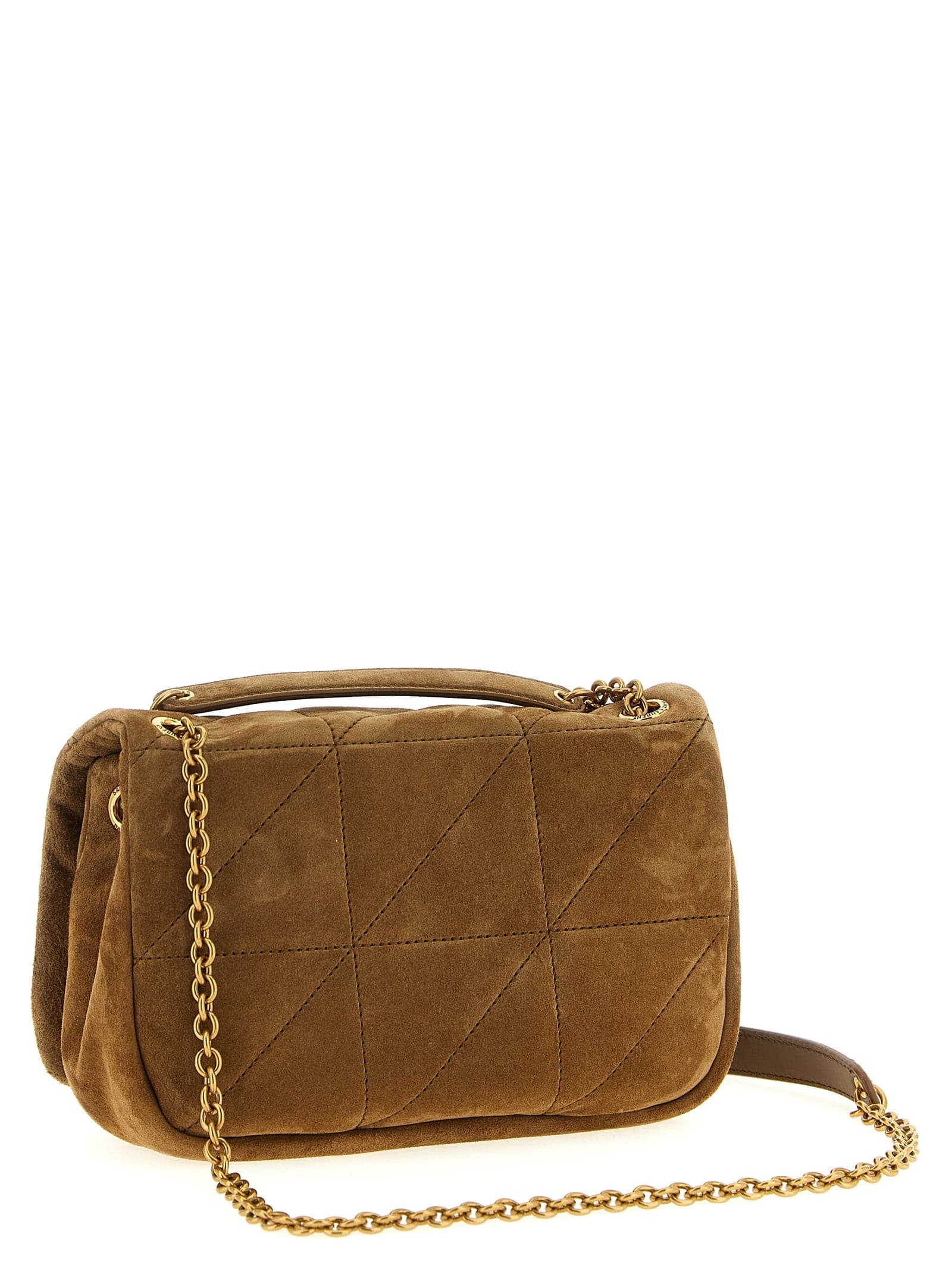 Saint Laurent Beige Calfskin Shoulder Bag - 2