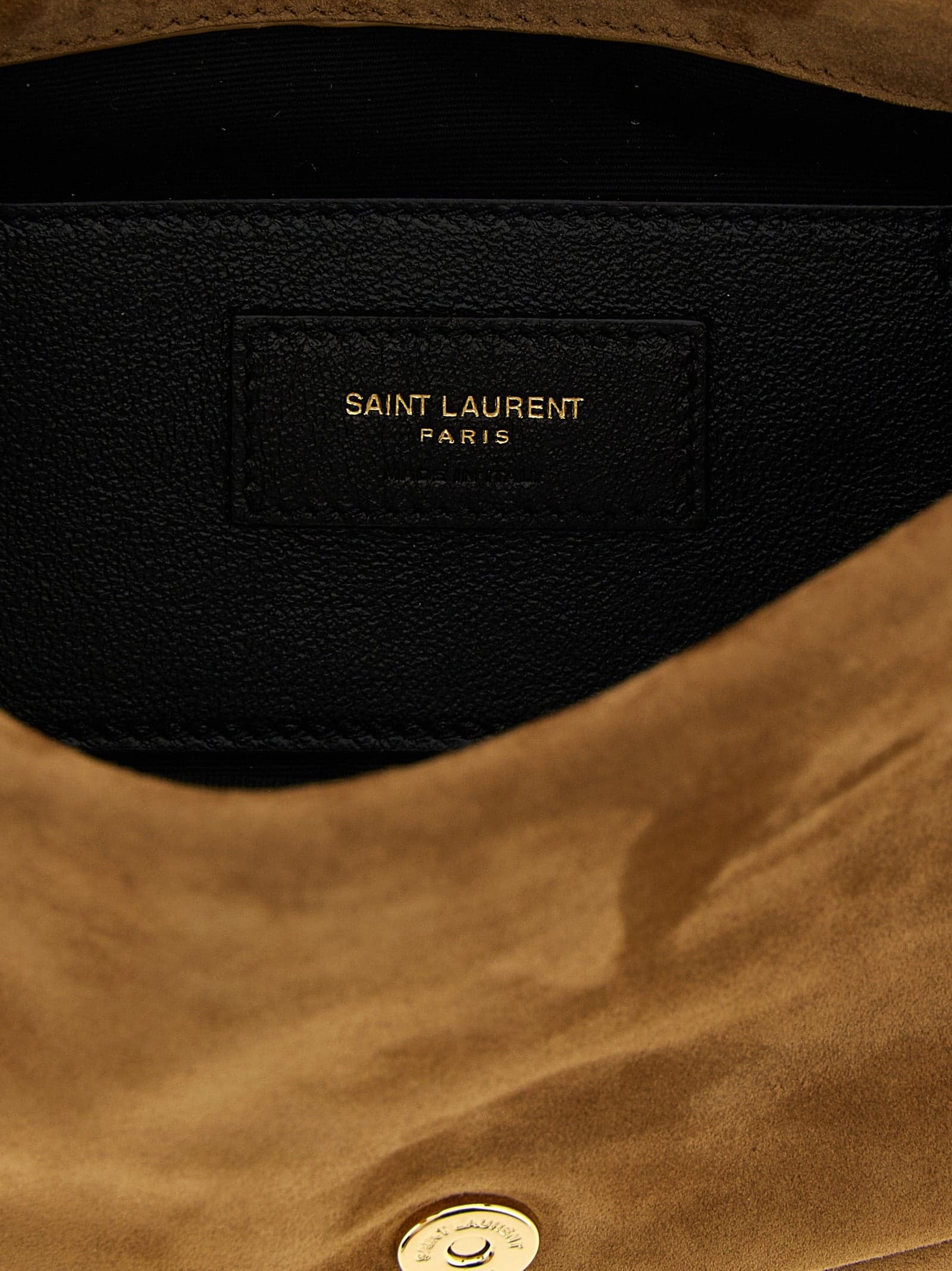 Saint Laurent Beige Calfskin Shoulder Bag - 4