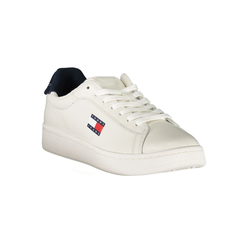 Tommy Hilfiger Bianco Polyurethane Women Sneaker - 2