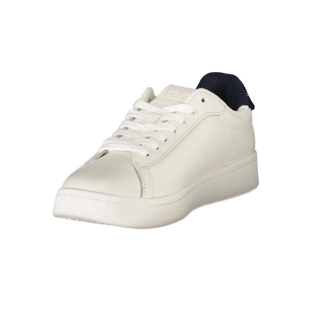 Tommy Hilfiger Bianco Polyurethane Women Sneaker - 3