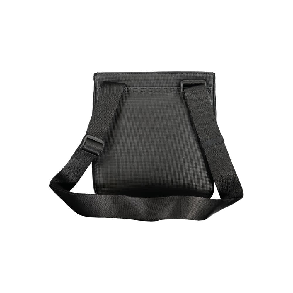 Tommy Hilfiger Black Polyurethane Men Shoulder Bag - 2