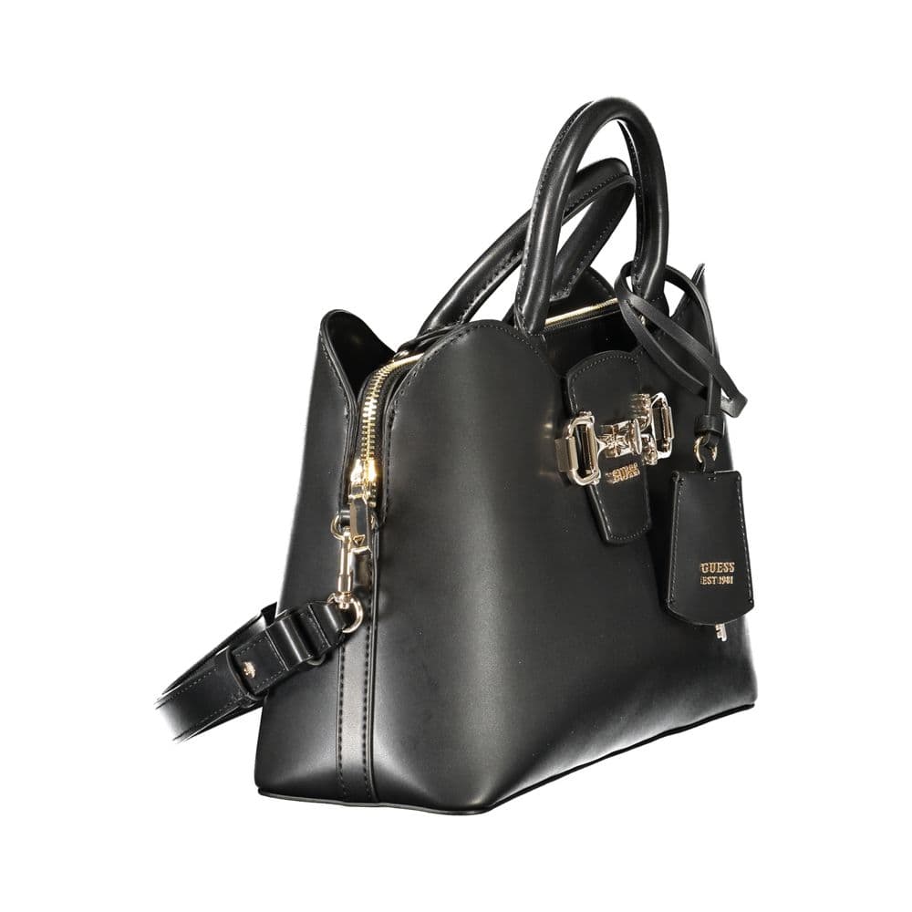 Guess Jeans Black Polyurethane Women's Handbag - 3