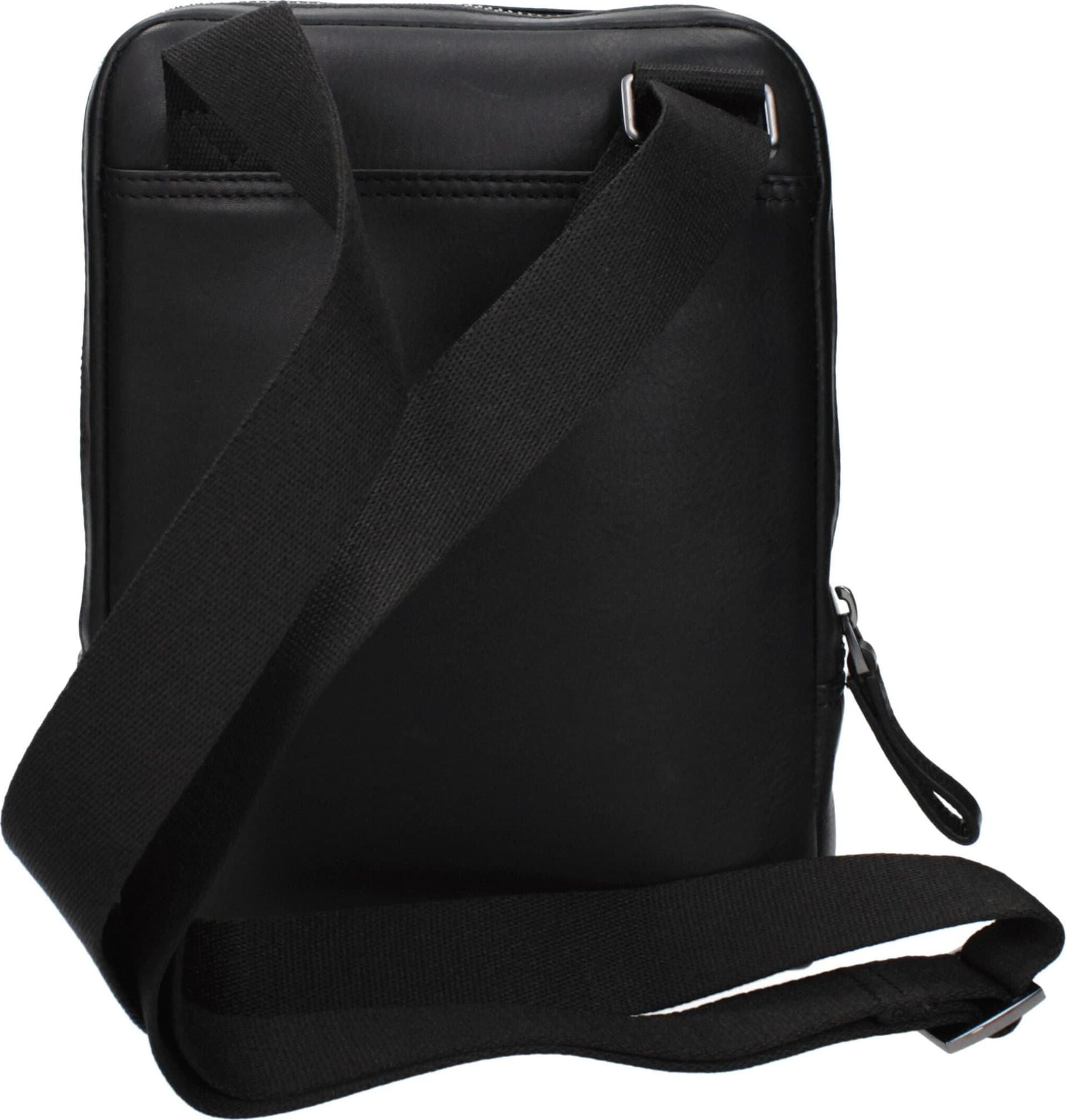 Piquadro Black Leather Crossbody Bag - 3