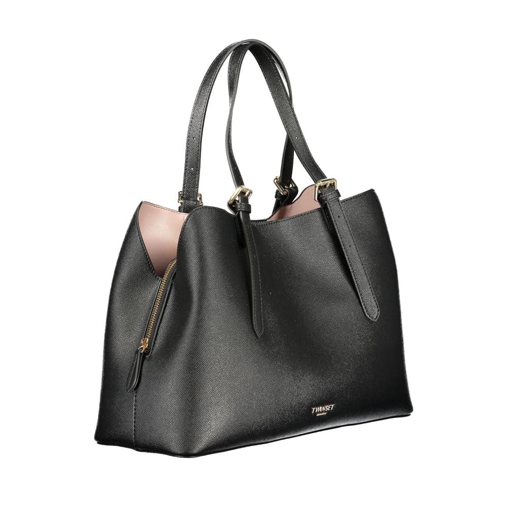 Twinset Nero Polyurethane Women Tote - 3