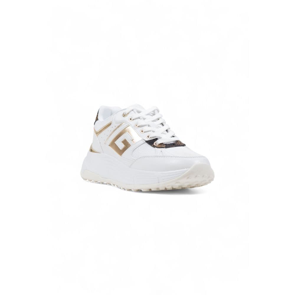 Guess White Polyethylene Chunky Sneakers - 2