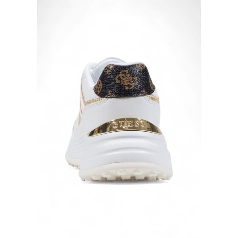 Guess White Polyethylene Chunky Sneakers - 4