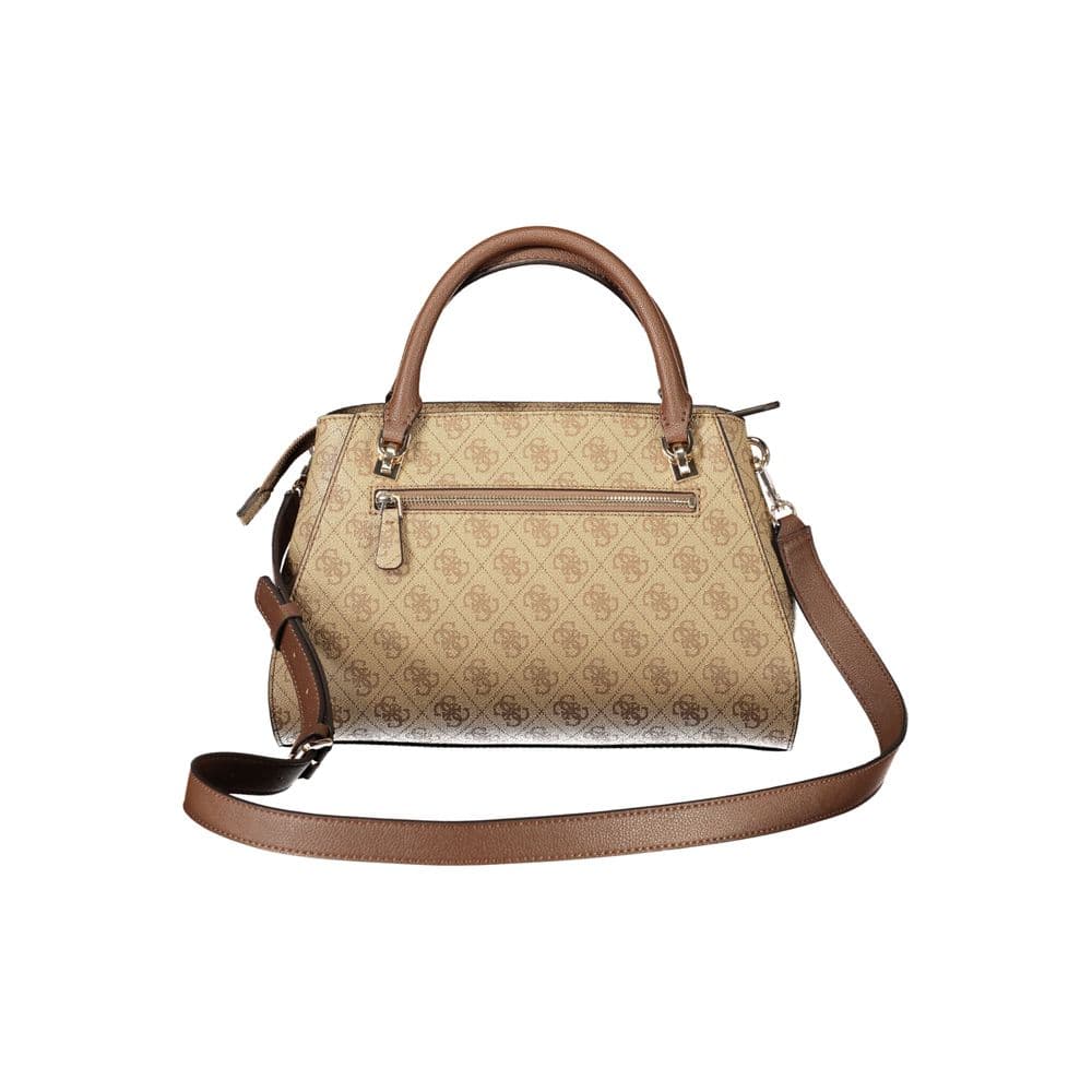 Guess Jeans Beige Polyurethane Women Handbag - 2