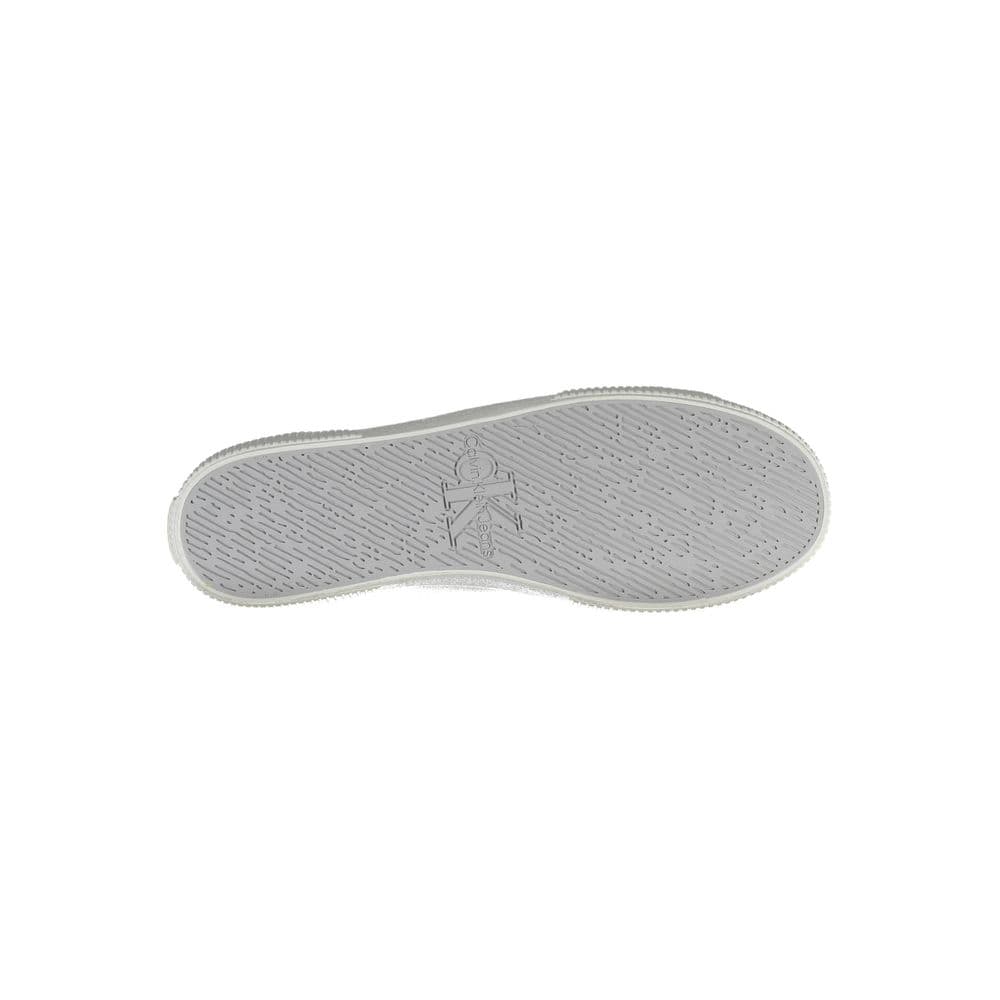 Calvin Klein White Cotton Men's Sneaker - 2