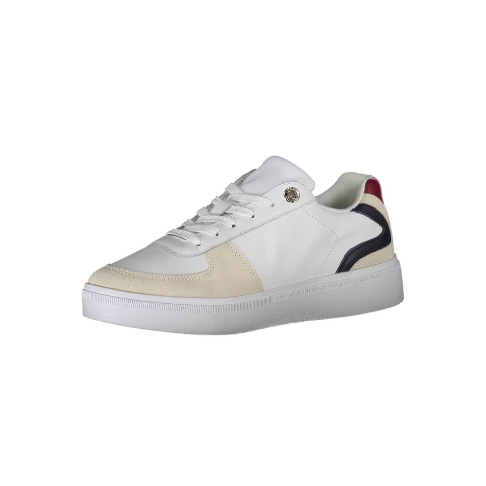 Tommy Hilfiger White Polyester Women Sneaker - 3