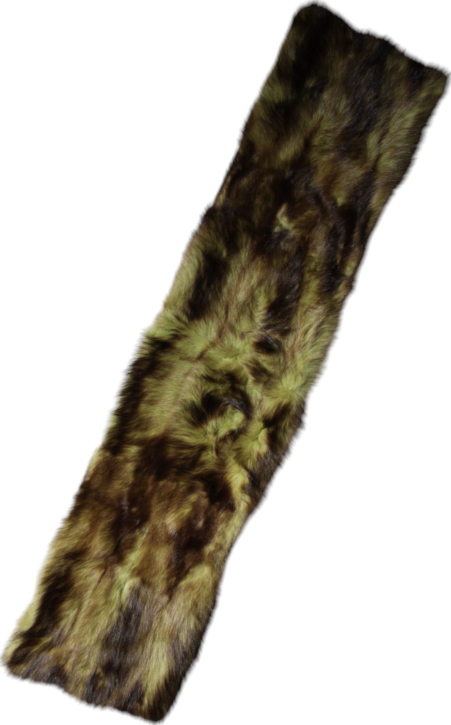 Dolce & Gabbana Multicolor Fur Shawl Neck Wrap Cover Collar Scarf - 2