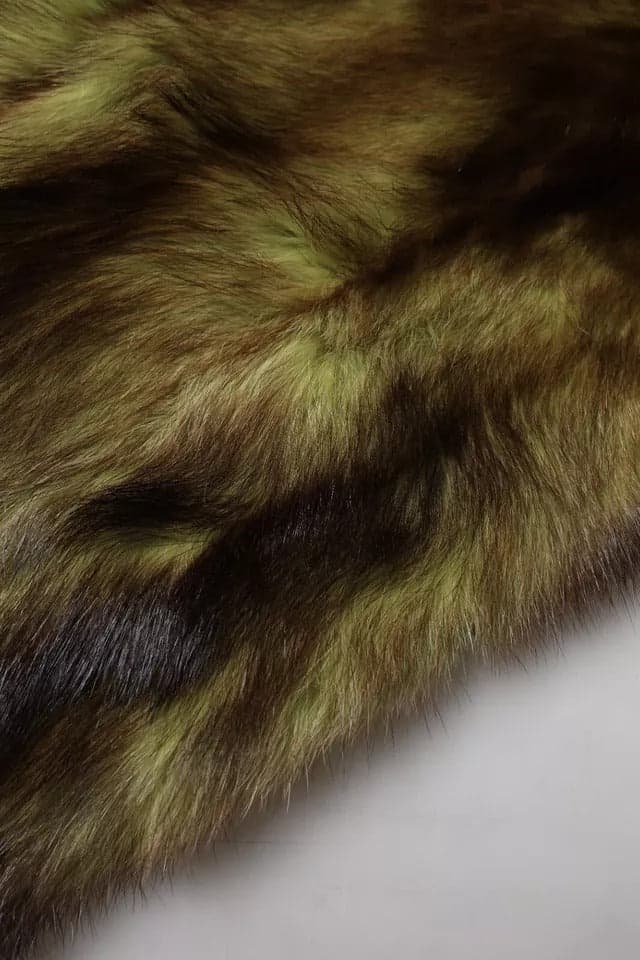 Dolce & Gabbana Multicolor Fur Shawl Neck Wrap Cover Collar Scarf - 5