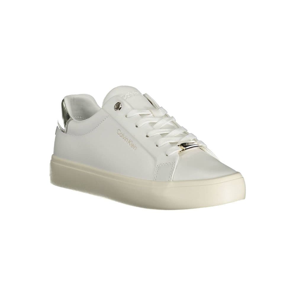Calvin Klein Bianco Pelle Women Sneaker - 2