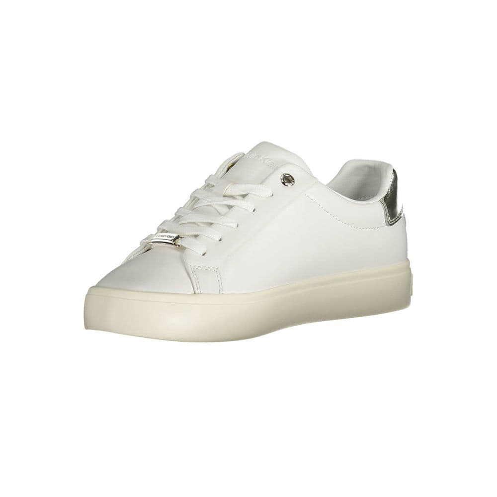 Calvin Klein Bianco Pelle Women Sneaker - 3
