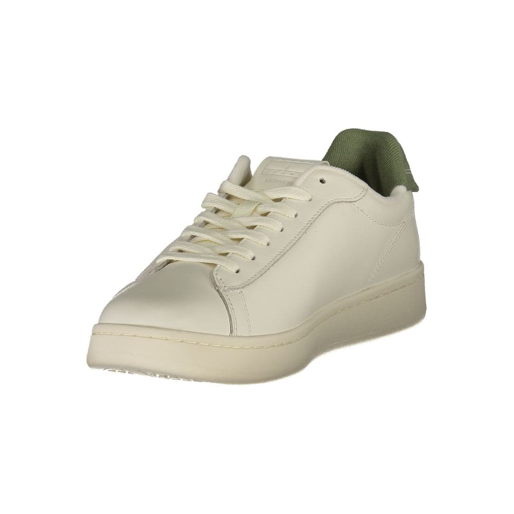 Tommy Hilfiger Bianco Polyurethane Men Sneaker - 3