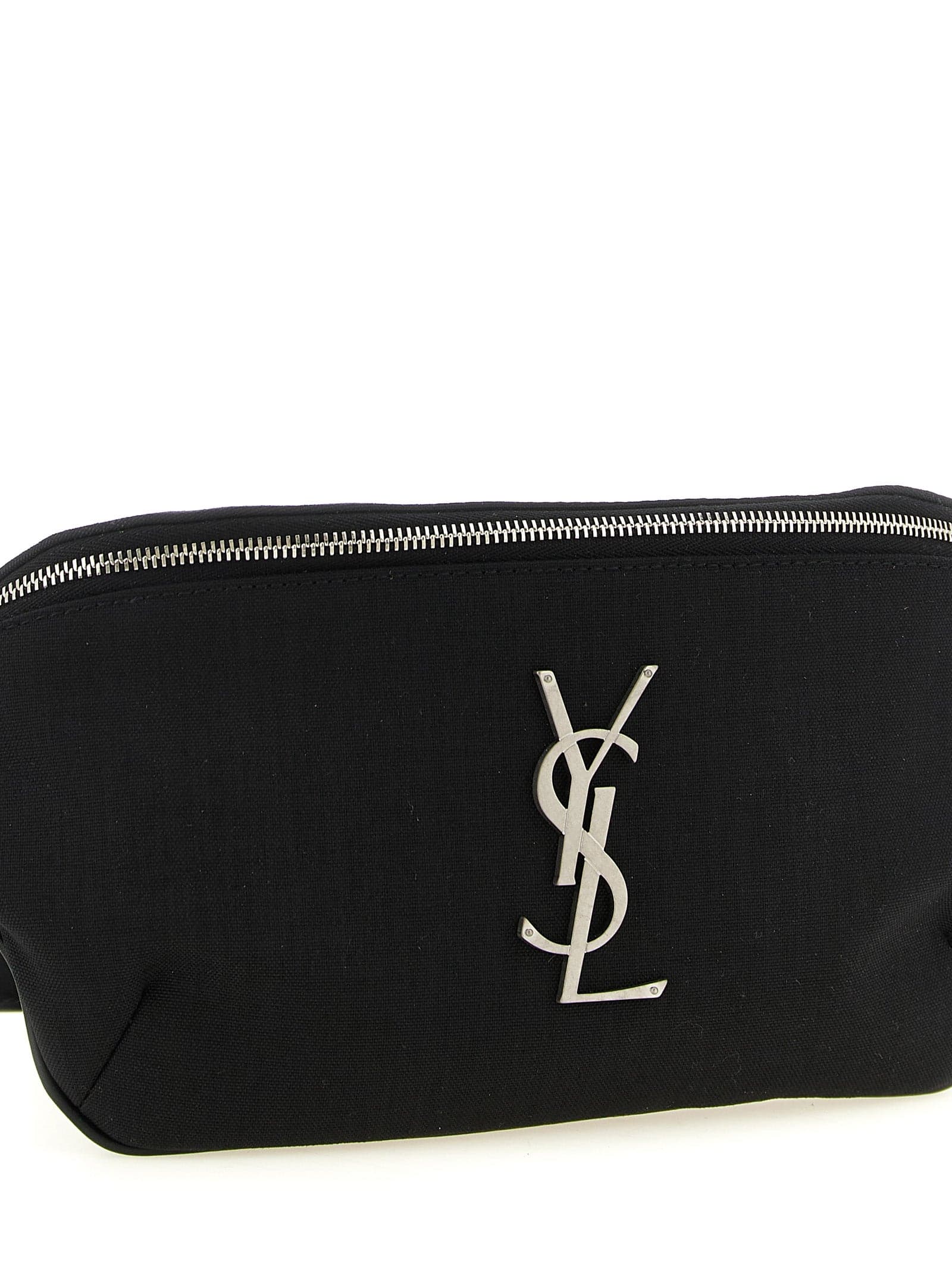 Saint Laurent Black Lamb Leather Crossbody Bag - 3