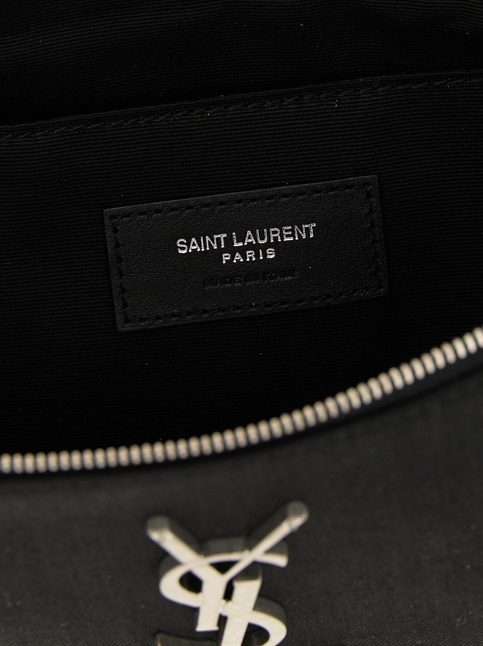 Saint Laurent Black Lamb Leather Crossbody Bag - 4