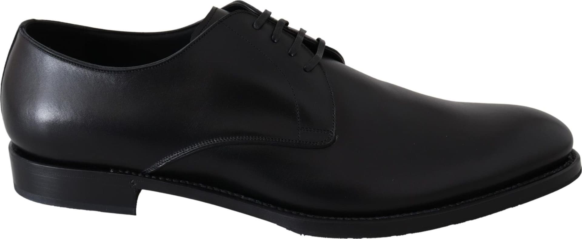 Dolce & Gabbana Black Leather SARTORIA Hand Made Shoes - 5