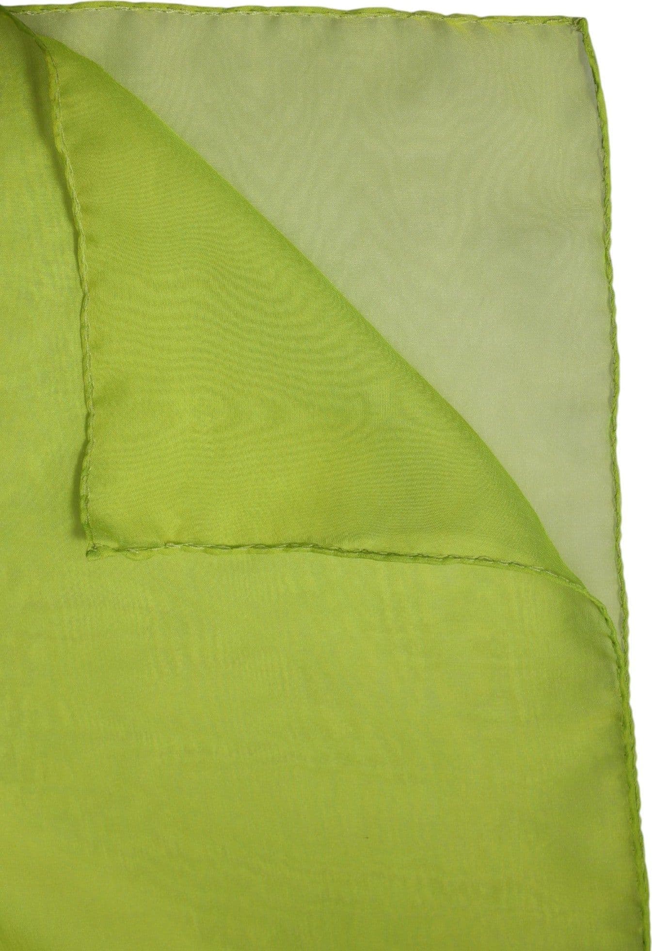 Dolce & Gabbana Green Silk Rectangle Wrap Shawl Neck Warmer Scarf - 4