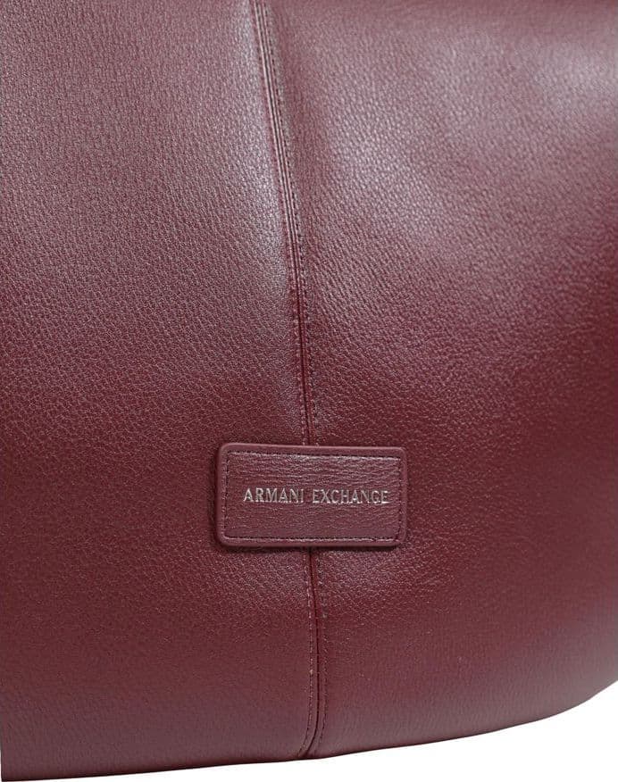 Armani Exchange Bordeaux Polyester Handbag - 4