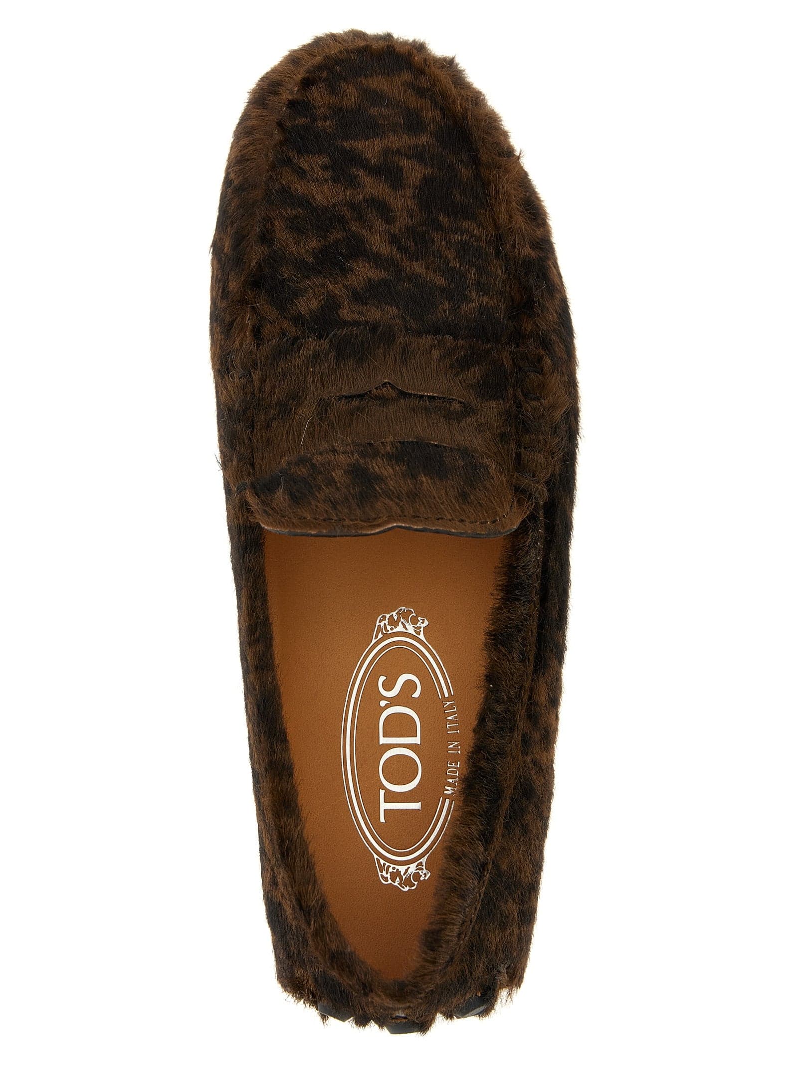 Tod's Brown Calfskin Slip-On Loafers - 4