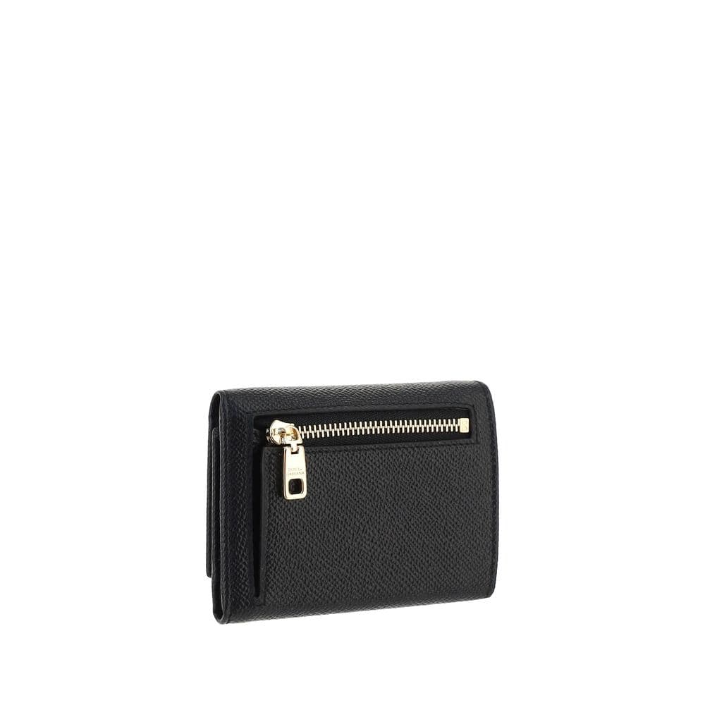 Dolce & Gabbana Black Calf Leather Bos Taurus Wallet - 2